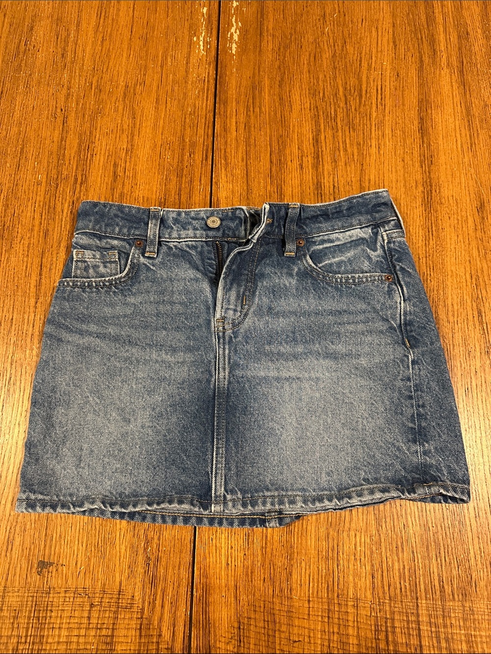 OLD NAVY Mid Rise Jean Skirt